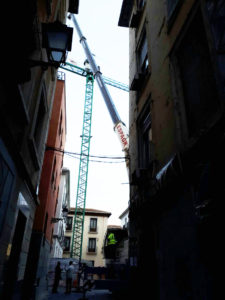 Desmontaje de Grúa Torre en Granada - Espagruas