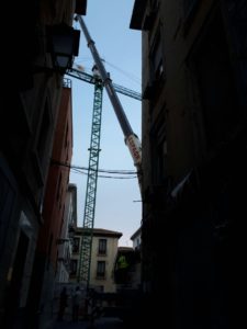 Desmontaje de Grua Torre en Granada - Espagruas